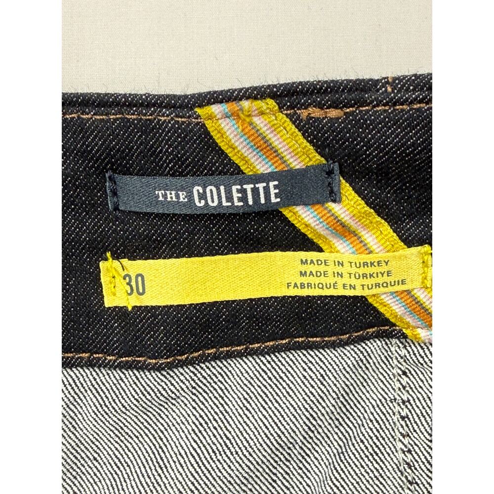 Anthropologie Maeve Women Size 30 Colette Wide-Leg Denim Crop Jeans High-Waist - Picture 5 of 16